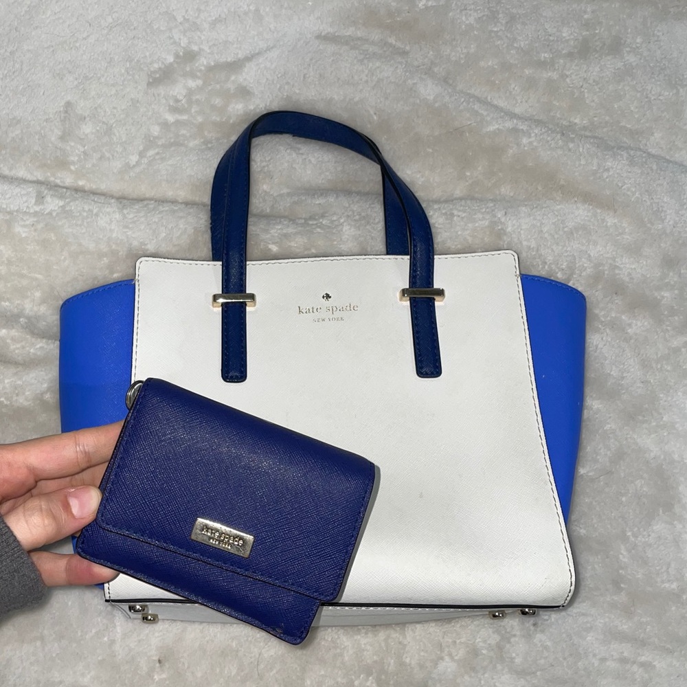 Cobalt and navy Kate spade shoulder bag